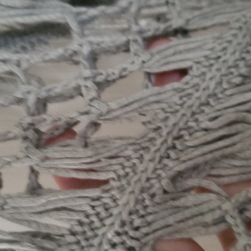 NWT Beach grey knit coverup - Picture 4 of 6